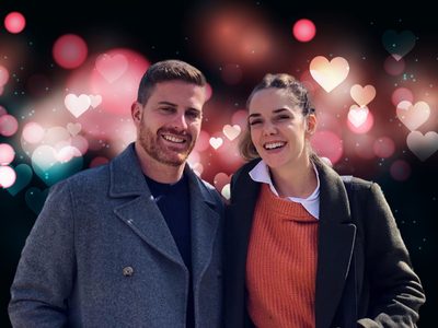 Una amiga actriz hizo de Cupido: así es la historia de Julieta Nair Calvo y Andrés Rolando