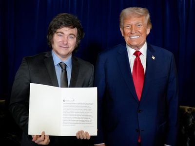 Trump, sobre Milei: “Tiene mi respaldo para la reelección”