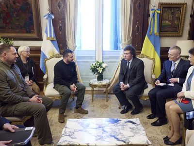 Milei se comunicará con Volodímir Zelenski
