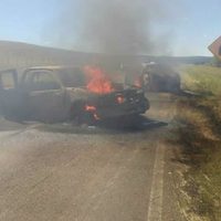 Violento enfrentamiento en Chihuahua deja cinco muertos y dos vehículos calcinados