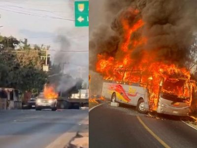 Gobernador de Jalisco informa que narcobloqueos se trasladan a otras entidades vecinas