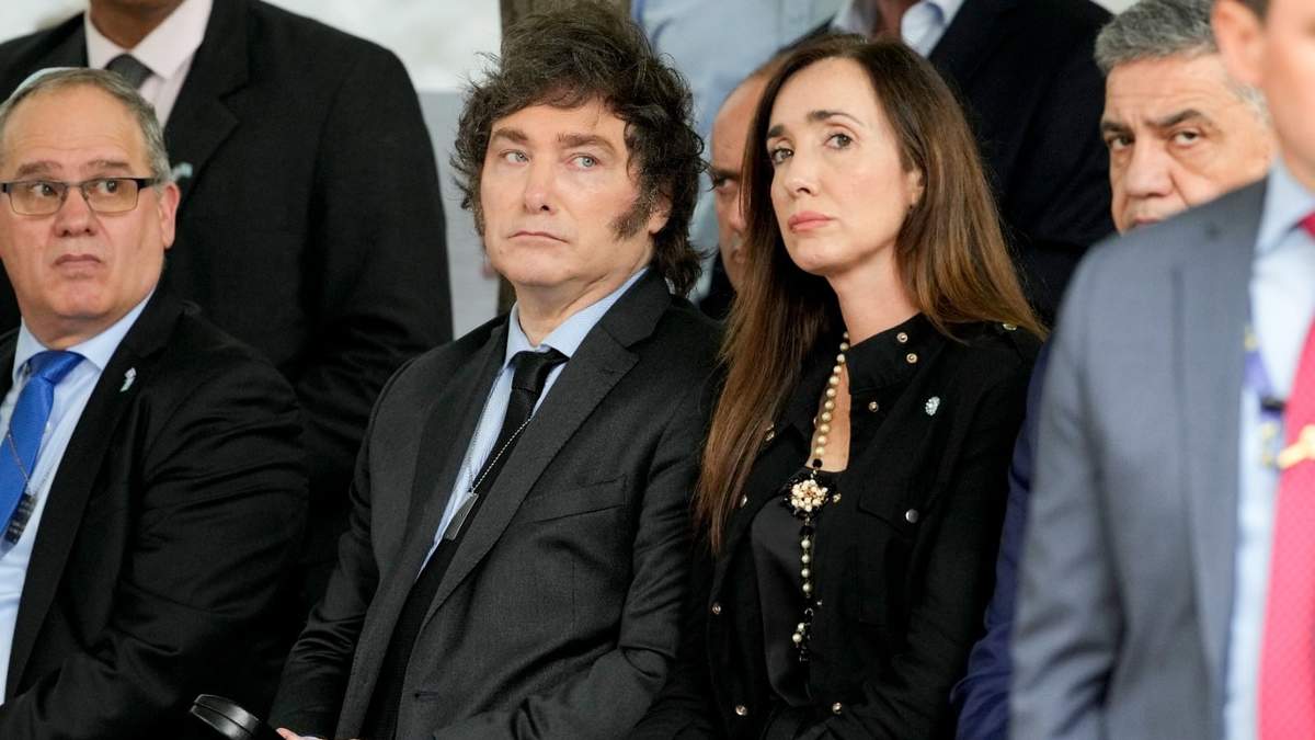 El presidente argentino Javier Milei y la vicepresidenta Victoria Villarruel