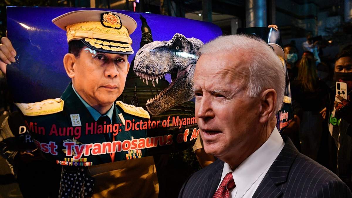 Joe Biden en desacuerdo con el escenario de Myanmar. Fuente: (Minuto Neuquén)