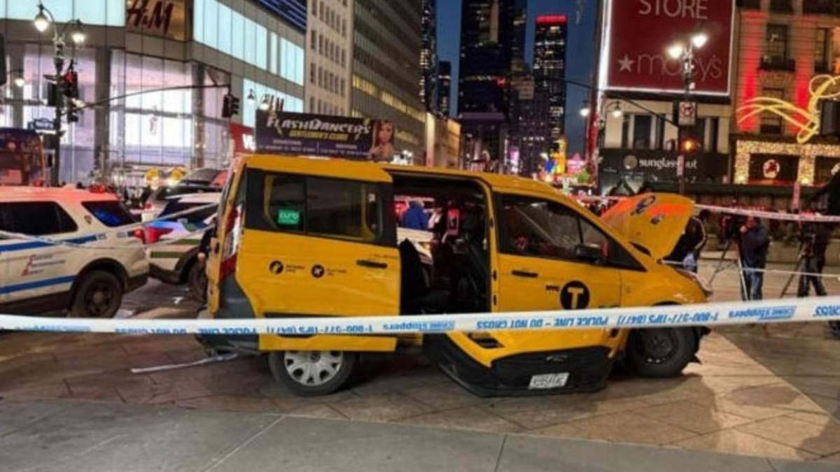 Un taxi atropelló a seis peatones en el centro de Manhattan