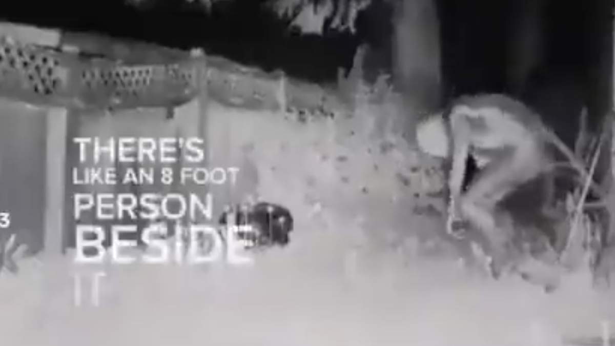 El video fue editado con la transcripción de una llamada al 911 en la que se denuncia la presencia de supuestos extraterrestres