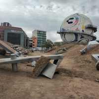 Denuncian deterioro en obra del pintor Byron Gálvez, “el Picasso mexicano”