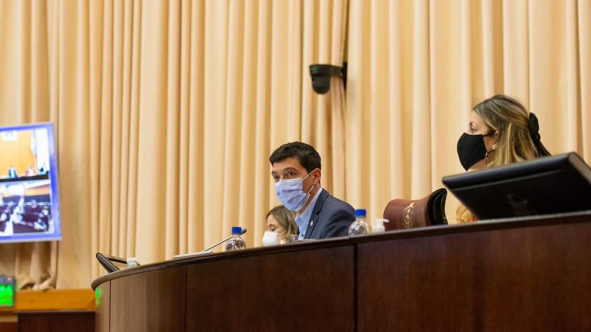 Marcos Koopmann, vicegobernador de Neuquén y presidente de la Legislatura. Fuente: (Twitter)