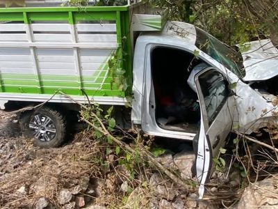 Hallan siete cuerpos en camionetas desbarrancadas en la carretera Chilapa; se encontró a un niño
