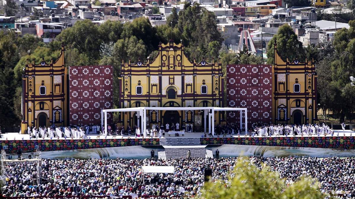 Visita del Papa Francisco a San Cristóbal de Las Casas. 15 de febrero de 2016
