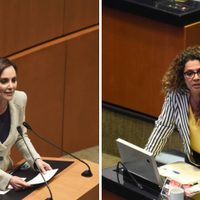 Senadoras del PAN exigen frenar violencia de género tras pleito entre Rocío Abreu y Lilly Téllez