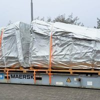 Llegaron a Chile las piezas para el armado de las turbinas de Nahueve