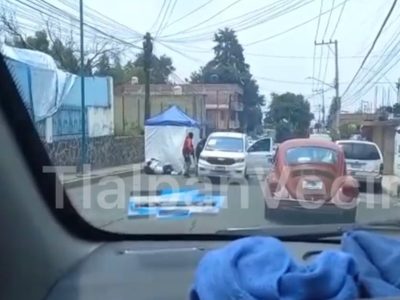 Sujetos armados secuestran a una persona y disparan al aire en Tlalpan (Video)