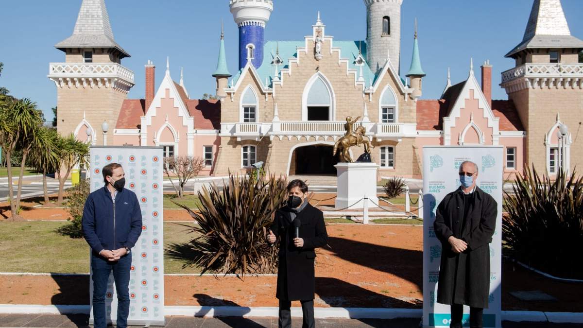 Julio Garro, Axel Kicillof y Daniel Gollán. Fuente: (Twitter)