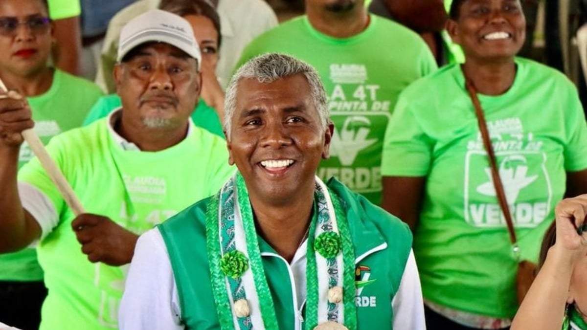 El alcalde de Cuajinicuilapa, Hedilberto Salinas Mariche