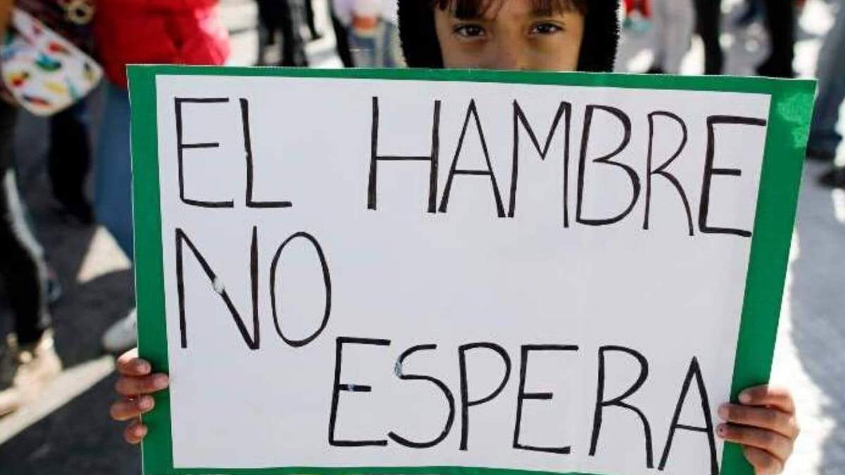 Pobreza en Argentina. Fuente: (Twitter)