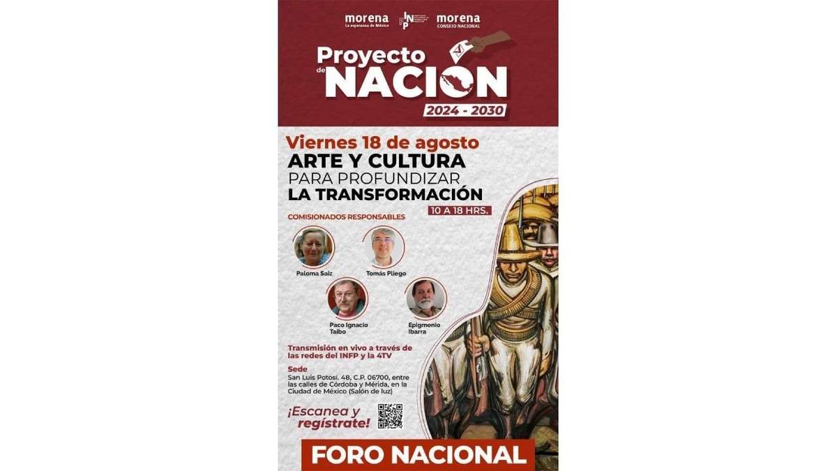 Cartel del Foro Proyecto de Nación