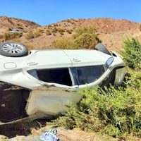 Un auto con cuatro ocupantes volcó en cercanías a Andacollo