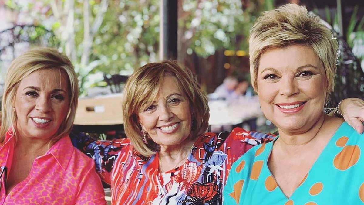 María Teresa Campos, Carmen Borrego y Terelu Campos. Fuente: (Twitter)