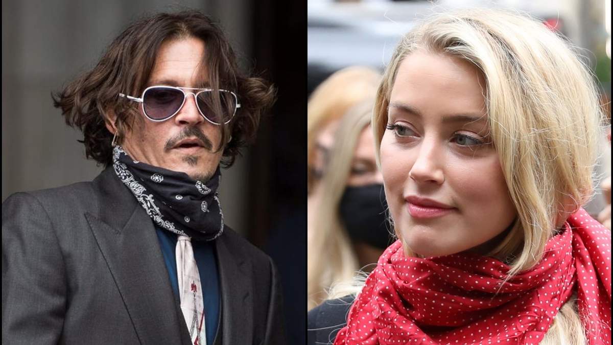 Johnny Depp y Amber Heard. Fuente: (Twitter)