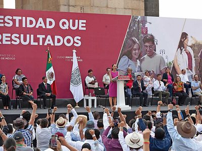 Sheinbaum: favoritismo con un lastre de obras y metas pendientes