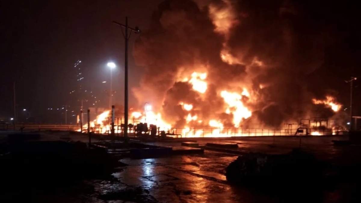 Incendio en Refinería Madero