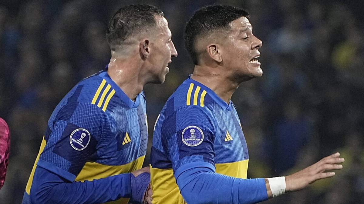 Marcos Rojo y Cristian Lema Fuente: (X)