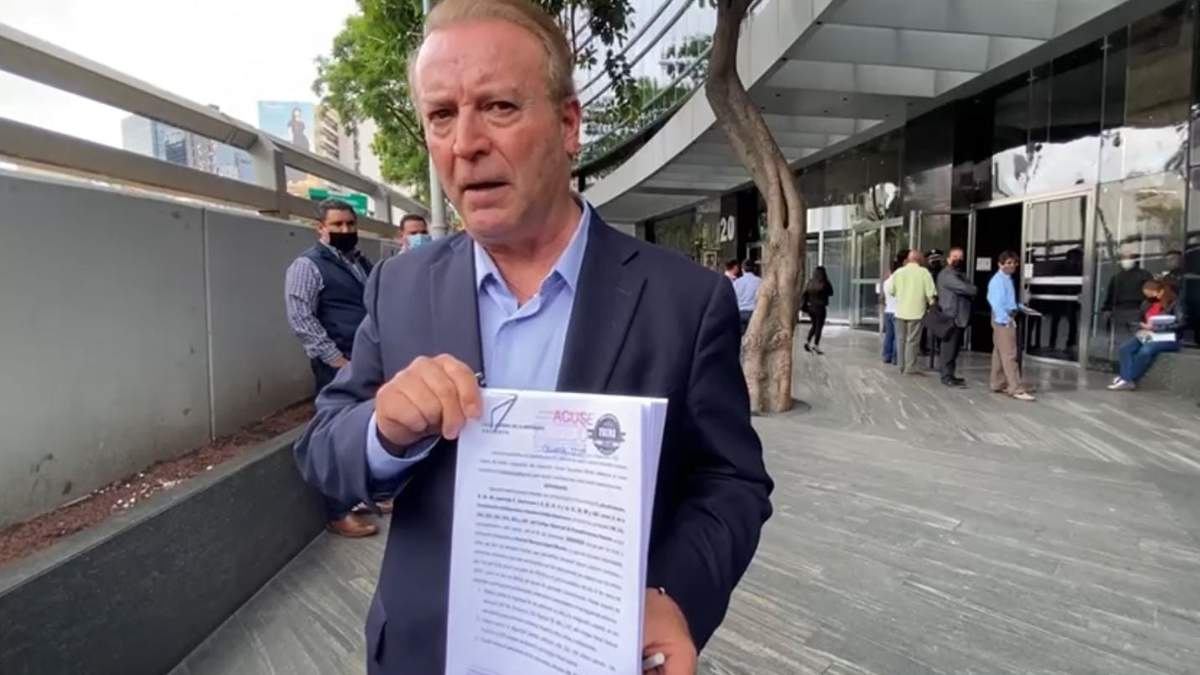 Gilberto Lozano, de Frena, interpuso una denuncia FGR