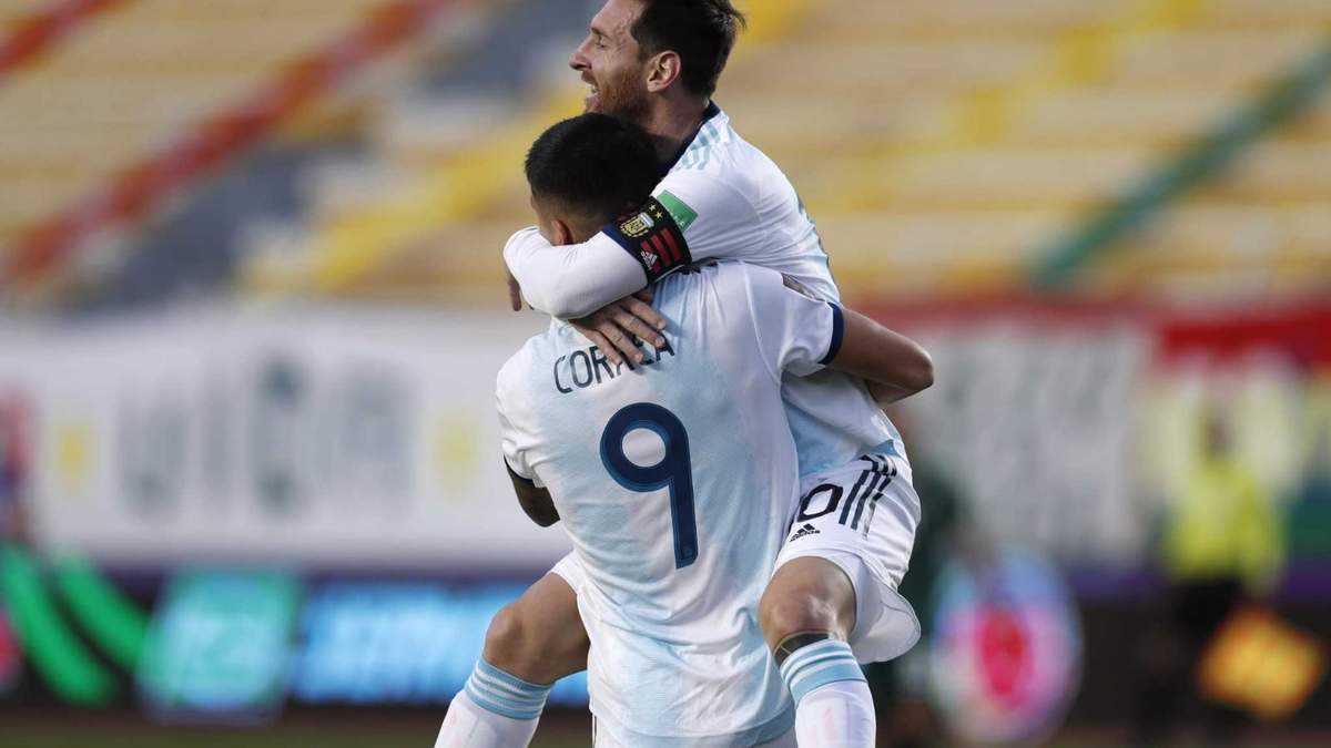 Messi con Correa. Fuente: (Instagram)