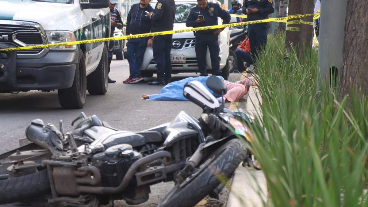 Una mujer que viajaba en una motocicleta, supuestamente pedida a DIDI Moto, falleció en un accidente en Paseo de la Reforma