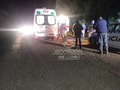 Murió un joven en un accidente en moto; su acompañante resultó herida