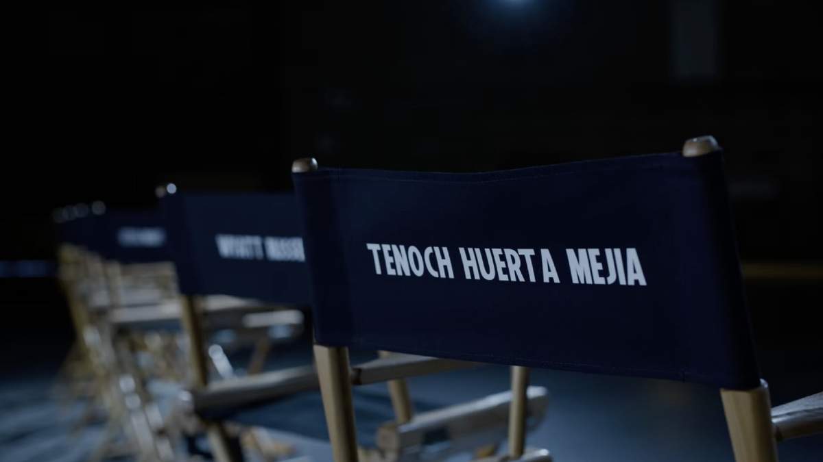 La silla del actor Tenoch Huerta