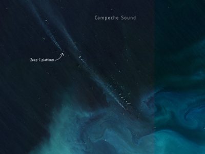 Plataforma de Pemex liberó 40 mil toneladas de metano a la atmósfera