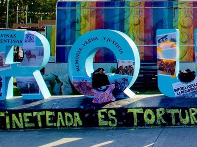 El reclamo de activistas durante la última Feria Animalada de Neuquén