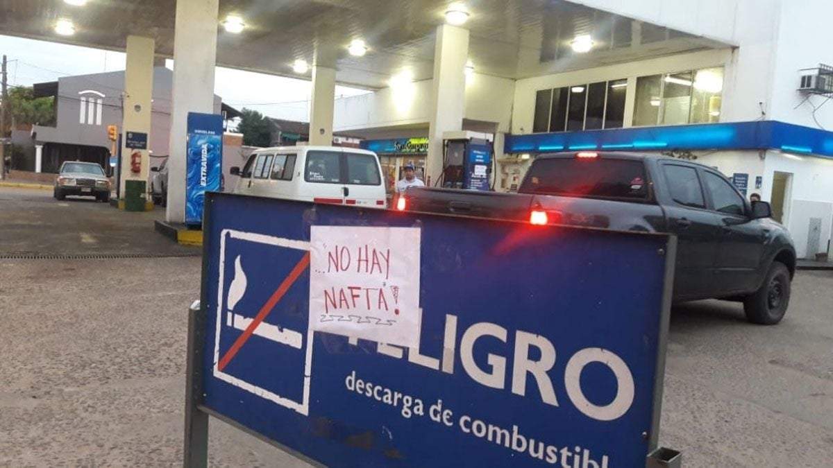 La CECHA alertó por falta de nafta en las estaciones de servicio. Fuente: (Twitter)