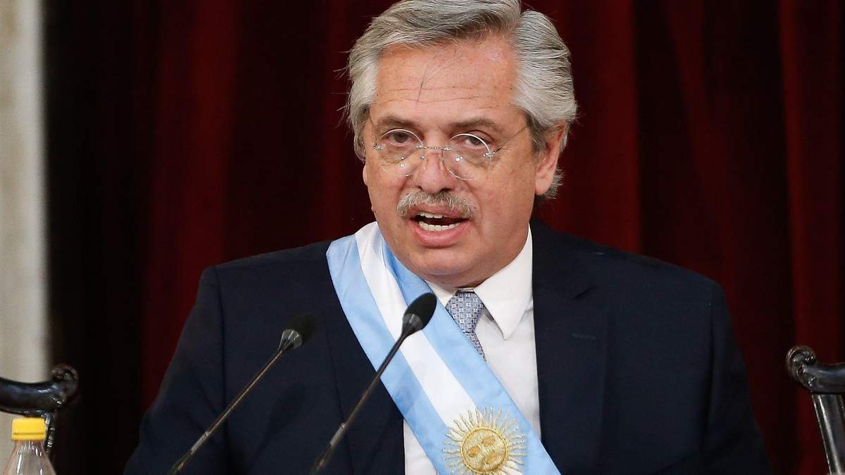 Alberto Fernández, presidente. Foto (Twitter).