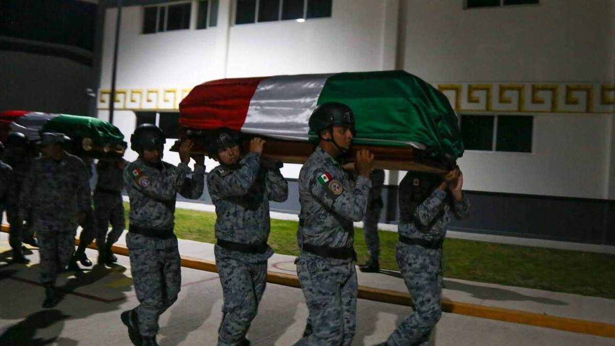 Cuatro agentes de la GN, originarios de Guerrero, que cayeron en el operativo contra el jefe del CJNG en Jalisco fueron homenajeados en las instalaciones de la corporación en Acapulco