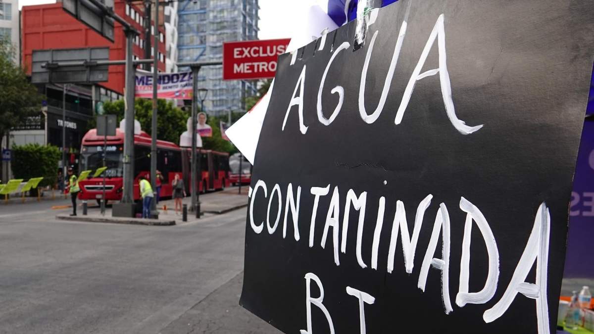 Protesta de vecinos de Benito Juárez