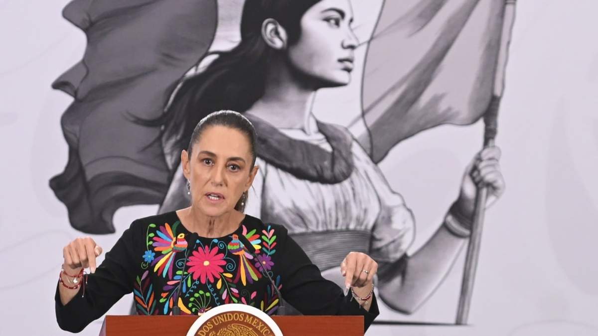 La presidenta Claudia Sheinbaum