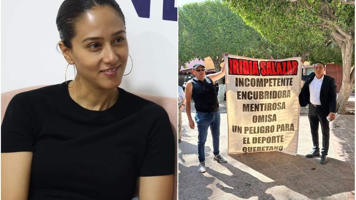 Iridia Salazar y las protestas en su contra