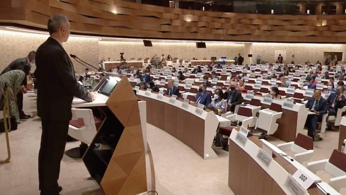 El subsecretario de Salud en su intervención en la Asamblea Mundial de la Salud
