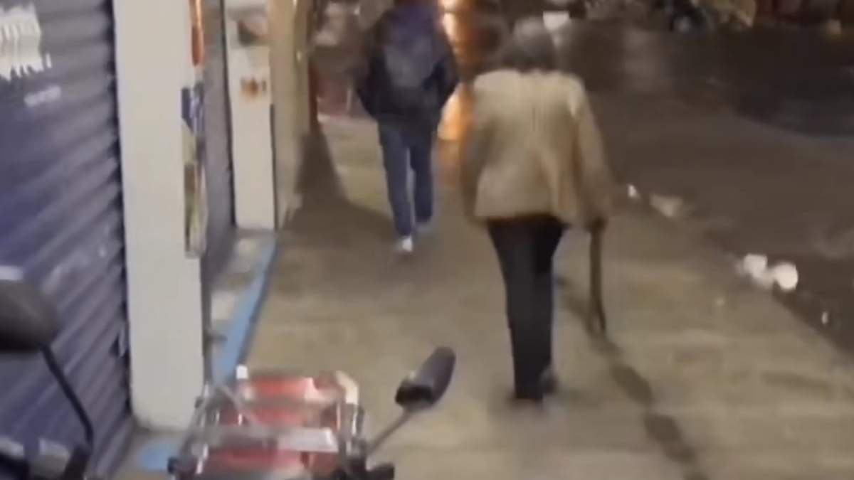 Escena del video que se viralizó en redes