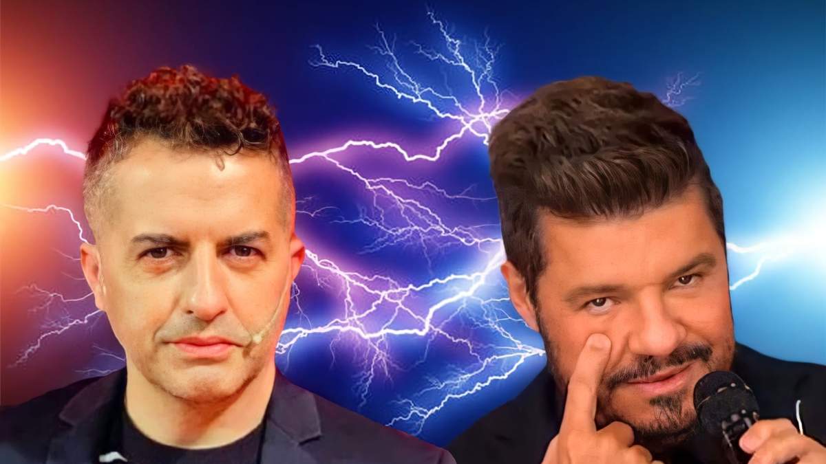 Ángel de Brito y Marcelo Tinelli. Fuente: (Minuto Argentina)