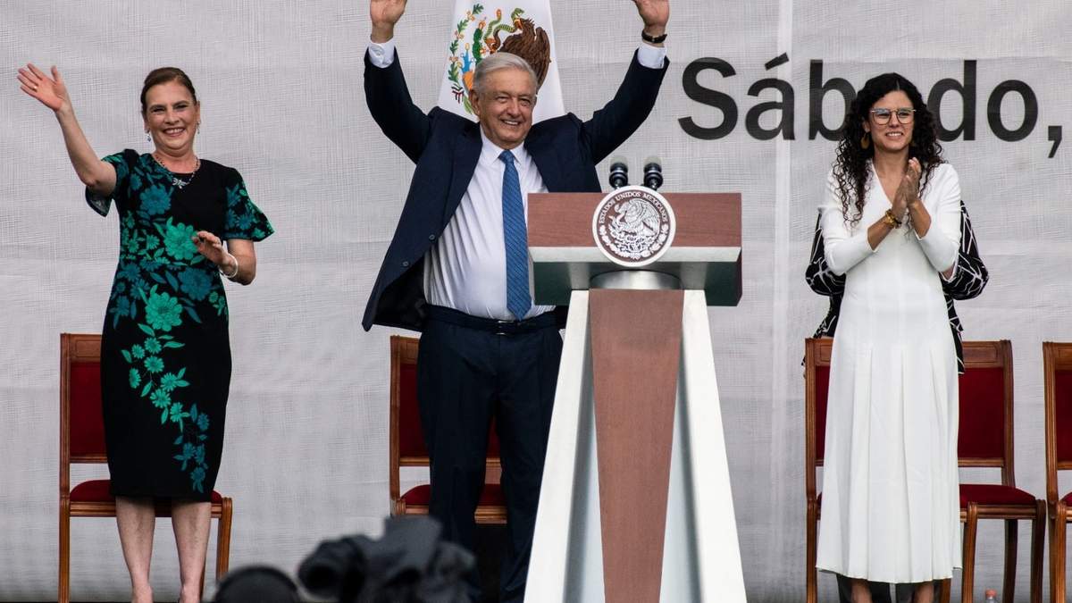 AMLO. “5º aniversario del triunfo democrático del pueblo de México”