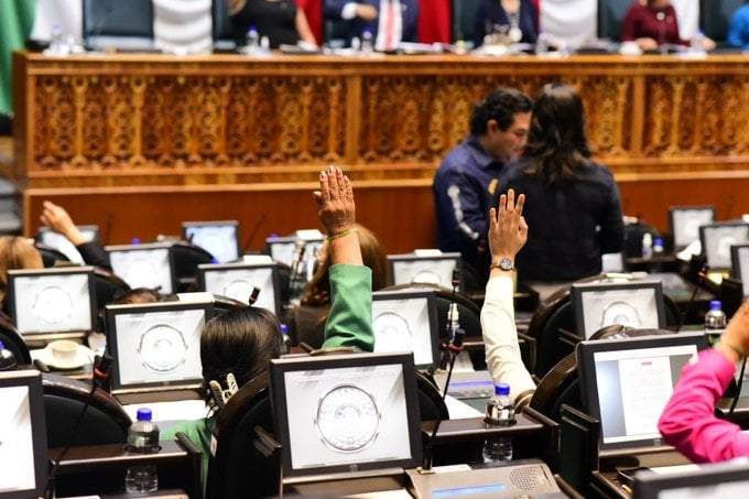 Sesión de la Legislatura mexiquense