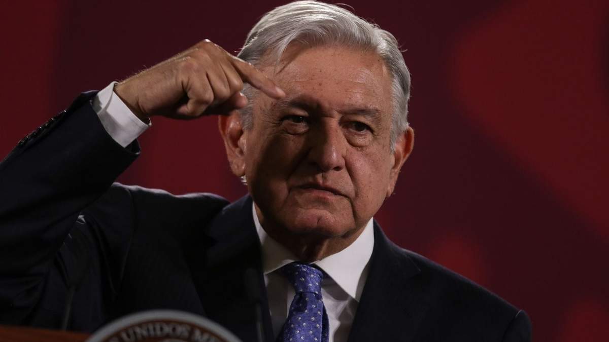 El presidente López Obrador en su conferencia