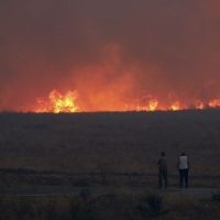 Evacuan más aldeas por incendio forestal en el norte de Grecia