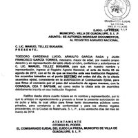 Ejidatarios de SLP acusan a delegado de la Conagua de falsificar firmas para manipular actas