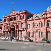 En la Casa Rosada: un senador y dos ministros evalúan la situación de Río Negro