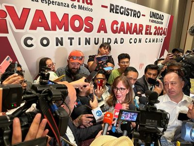 Dejan sin registro a Yeidckol Polevnsky; estalla contra Sheinbaum y amaga con acudir a tribunales