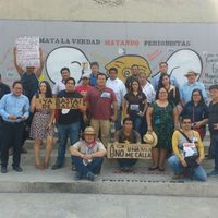 Periodistas repudian en Chiapas asesinatos de Breach, Pineda y Monlui